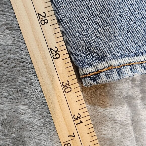 Levis 501 CT Jeans 34X32 Taper Fit Distressed Button Fly Denim READ - Picture 11 of 11